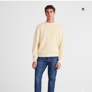 Madewell men’s waffle knit sweatshirt NWT